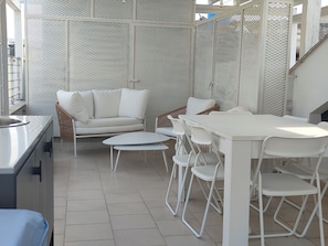 Appartement Duplex Deluxe, vue ville | Terrasse/Patio