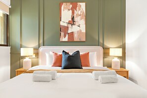 Appartement Élite | Draps en coton égyptien, literie de qualité