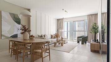 Economy-Apartment | Essbereich im Zimmer