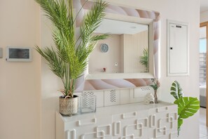 Executive Apartment | Living area | 50-inch Smart TV with digital channels