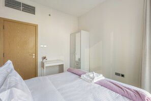 เอ็กเซกคิวทีฟอพาร์ทเมนท์ | ผ้าปูที่นอนฝ้ายอียิปต์, เครื่องนอนระดับพรีเมียม, เตียงเมมโมรีโฟม