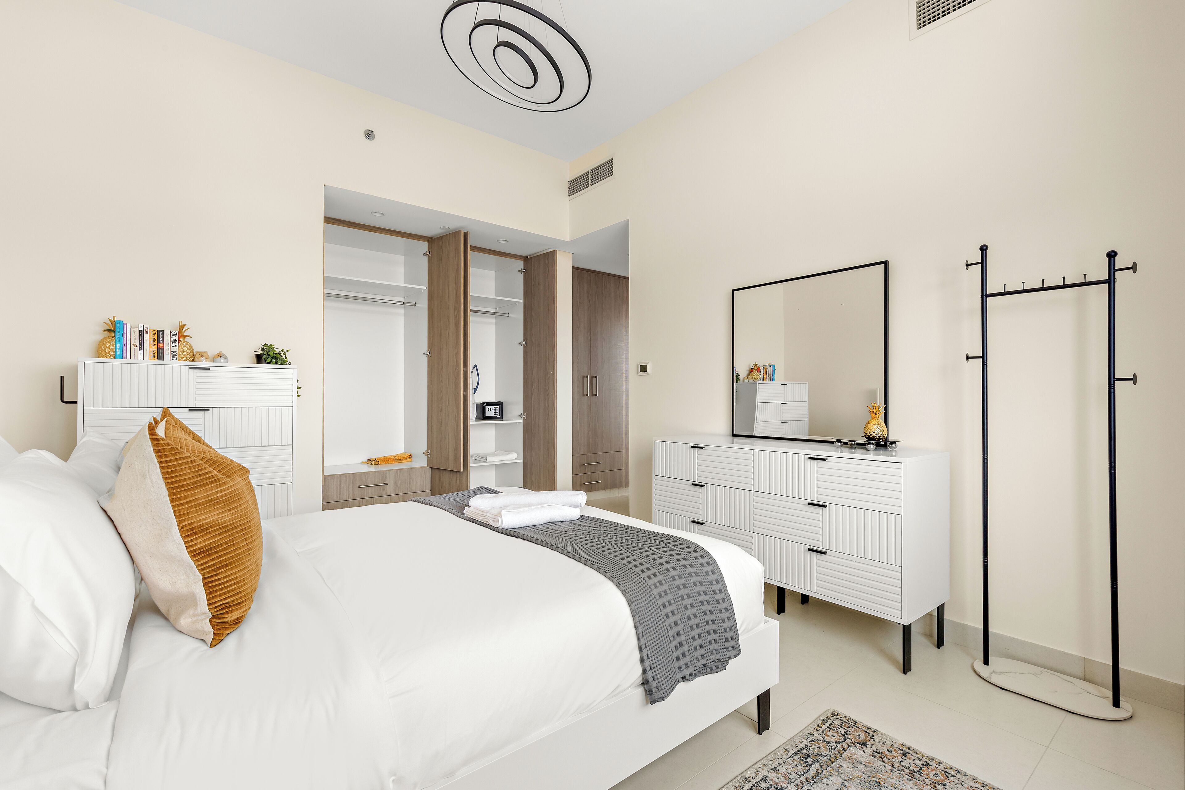 Superior Apartment | Egyptian cotton sheets, premium bedding, memory foam beds, in-room safe
