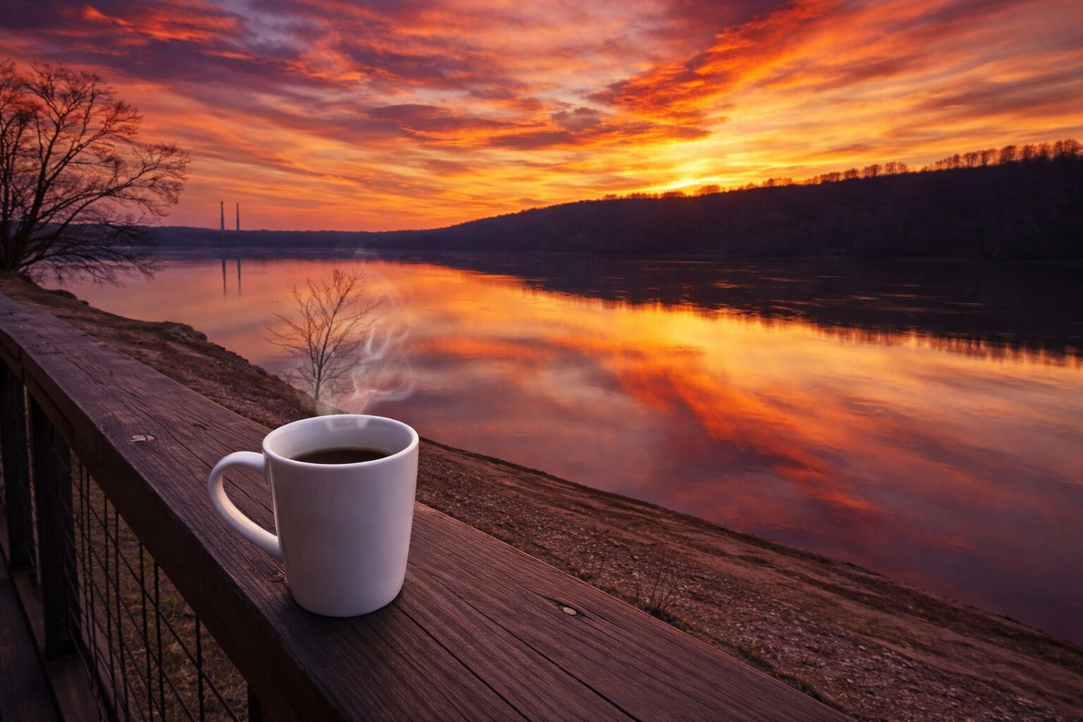 Vue depuis l’hébergement
