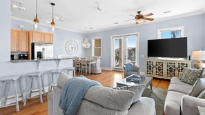 House, Multiple Beds (Three Heron's Roost) | Living area - Three Heron's Roost (Panama City Beach)