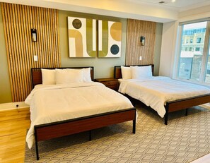 4 bedrooms, desk, iron/ironing board, WiFi