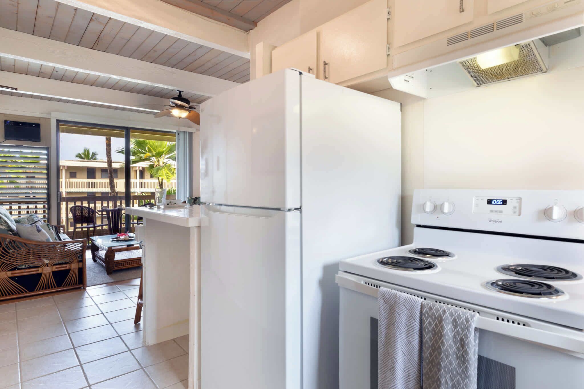 開放式客房, 1 張加大雙人床, 陽台 (Kona Bali Kai 362) | 私人廚房 | 電冰箱、微波爐、烤箱、鍋具/餐盤/廚房用品