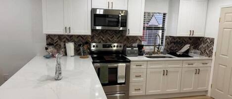 Microwave, oven, stovetop