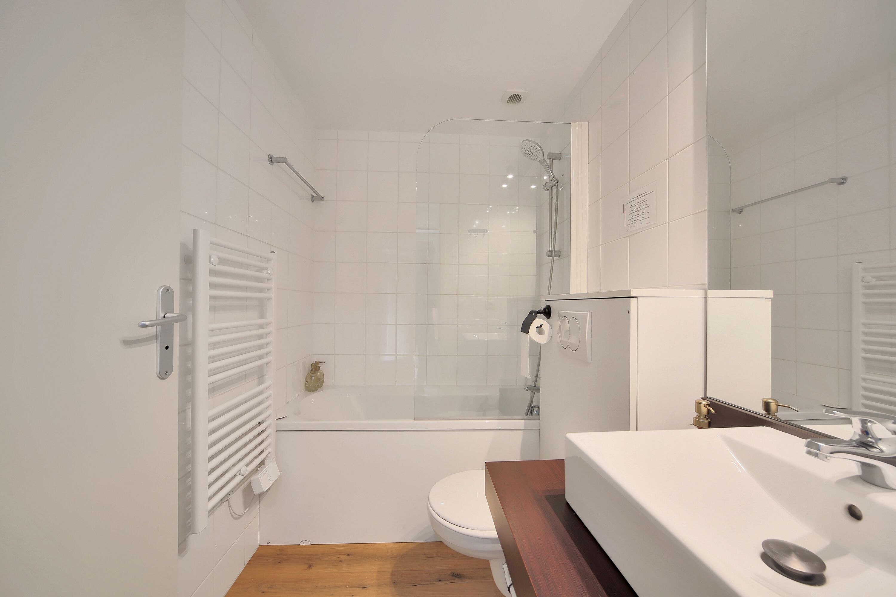 Hair dryer, towels