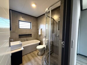 Shower, towels, soap, toilet paper - Legacy Suites Montana (Pretoria)
