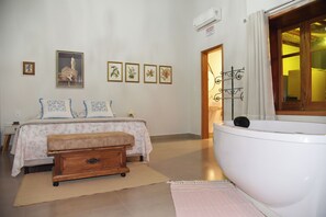 Superior Suite, Private Pool | Laptop workspace, free WiFi