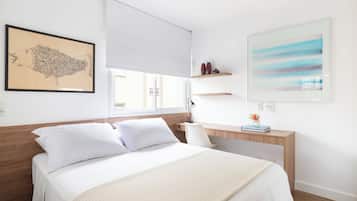 Deluxe-Apartment, Stadtblick | Verdunkelungsvorhänge, Bügeleisen/Bügelbrett, kostenloses WLAN