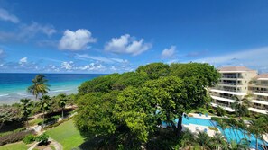 Exterior - Stunning Beachfront 2-bedroom Condo with AC in Barbados (Hastings)