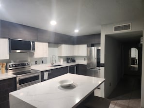 Microwave, oven, stovetop