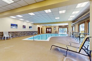 Indoor pool, a heated pool