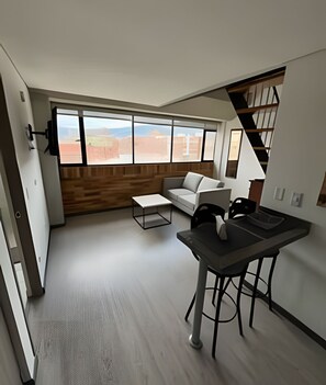 Apartamento clássico | Área de estar