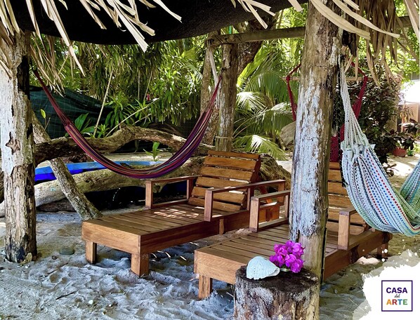 Overnattingsstedets uteområder