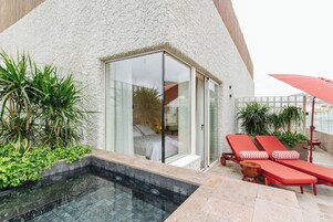 Deluxe-Doppelzimmer, 1 Schlafzimmer, Meerblick