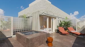 Deluxe-Doppelzimmer, 1 Schlafzimmer, Meerblick | Schreibtisch, Verdunkelungsvorhänge, Bügeleisen/Bügelbrett