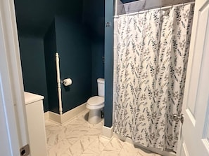 Hair dryer, towels