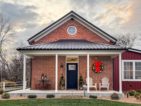 Exterior. Schoolhouse: Dog-friendly, Large Yard, near Purina, Wheelchair friendly