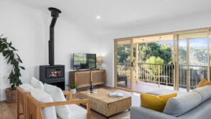 Smart TV, fireplace, table tennis