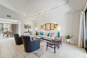 TV, fireplace, DVD player