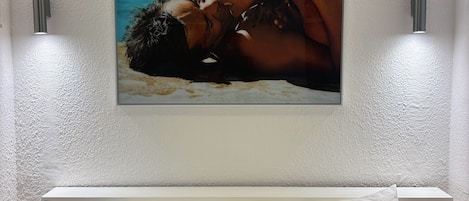 1 chambre, fer et planche Ă  repasser, Wi-Fi gratuit, draps fournis