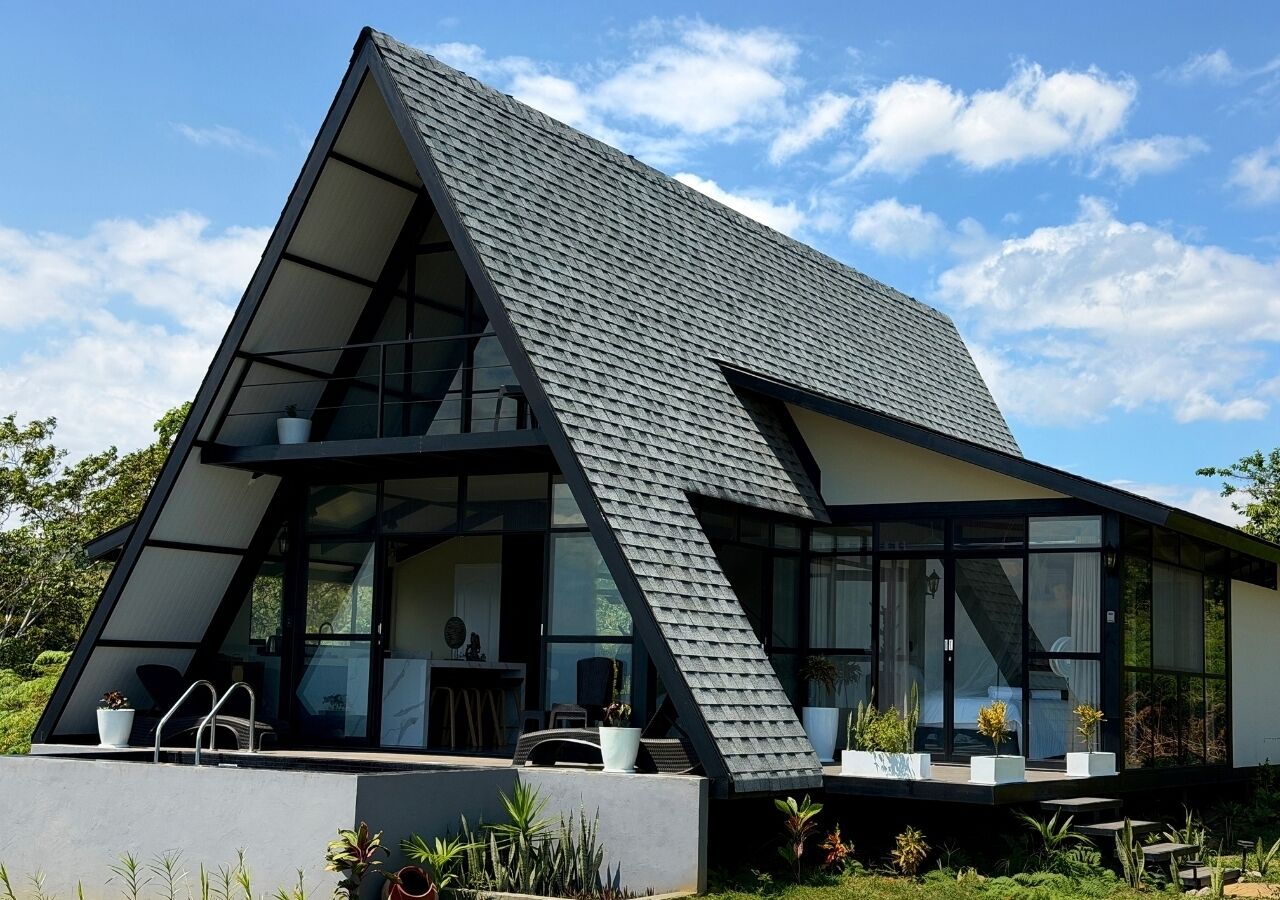 Hus – premium, 3 soverom, privat basseng, hageutsikt | Sengetøy i egyptisk bomull, sengetøy av topp kvalitet og dundyner