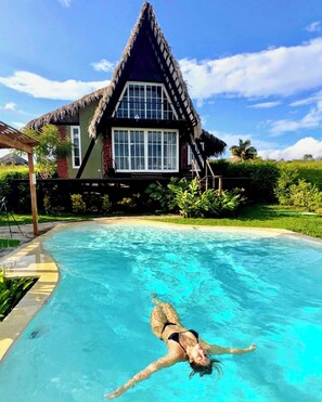 Elite Cottage, 3 Bedrooms, Private Pool, Valley View | View from room