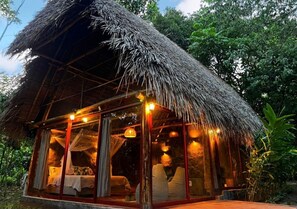 Traditional Cabin, 1 Bedroom, Garden View | Egyptian cotton sheets, premium bedding, down duvets, minibar - El Resort de Yanashpa - Tarapoto (Cacatachi)