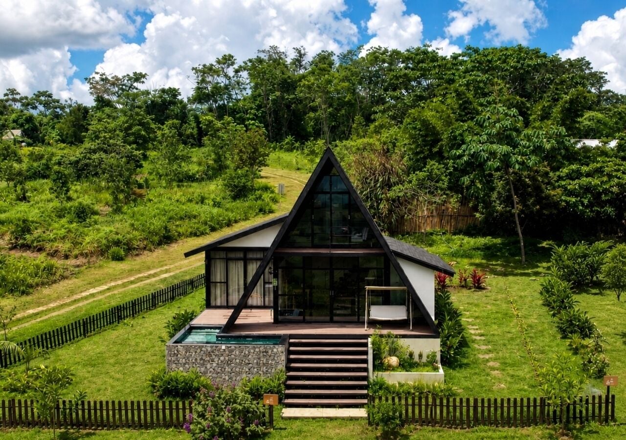 Deluxe Cottage, 3 Bedrooms, Private Pool, Valley View | Egyptian cotton sheets, premium bedding, down comforters, minibar