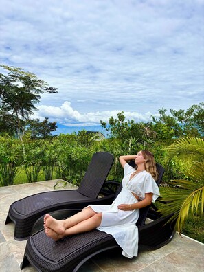 Premium Cottage, 3 Bedrooms, Private Pool, Valley View | Bathroom | Rainfall showerhead, hair dryer, heated floors, towels