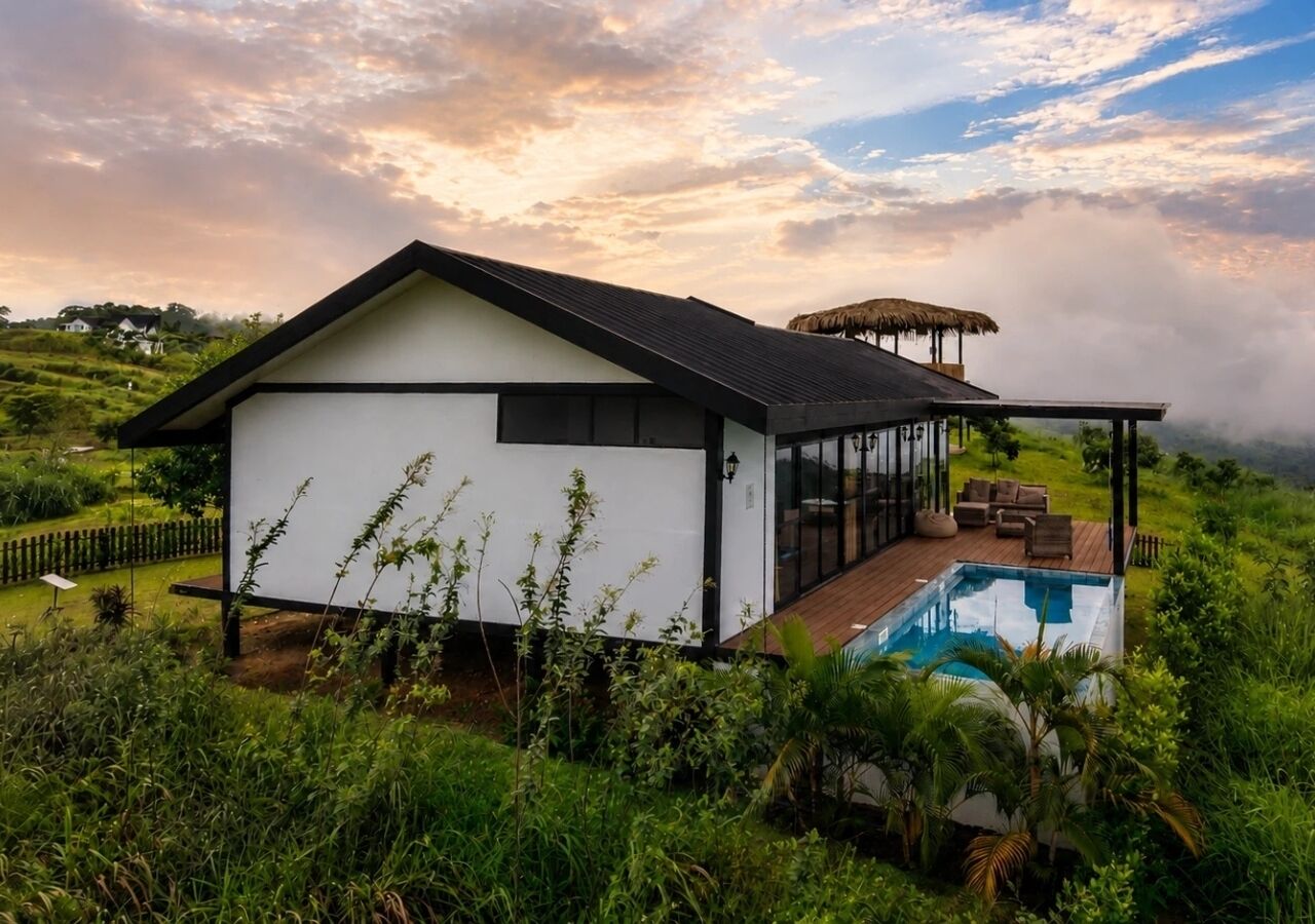 Casa de campo exclusiva, 2 habitaciones, piscina privada, vistas al valle | Sábanas de algodón egipcio y ropa de cama de alta calidad