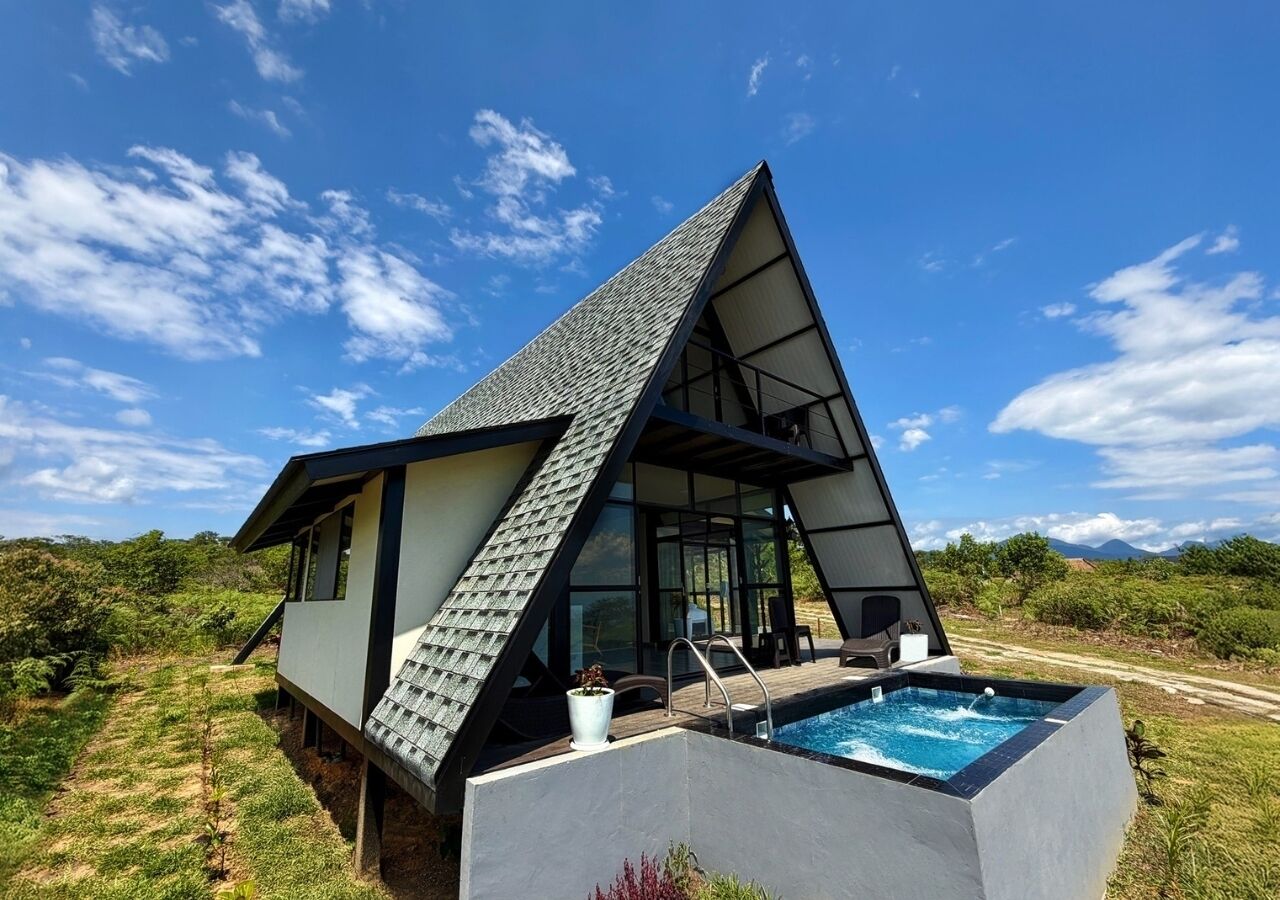 尊荣独立别墅, 3 间卧室, 私人游泳池, 花园景观 | 埃及棉床单、高档床上用品、羽绒被、迷你吧