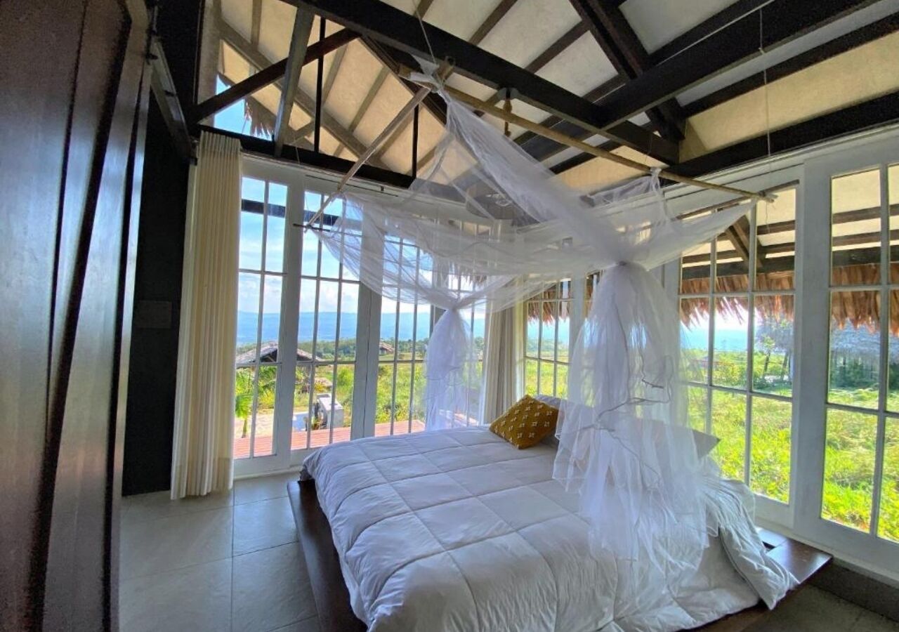 Superior-Ferienhaus, 3 Schlafzimmer, eigener Pool, Talblick | Bettwäsche aus ägyptischer Baumwolle, hochwertige Bettwaren