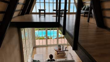 Elite Cottage, 3 Bedrooms, Private Pool, Valley View | Egyptian cotton sheets, premium bedding, down comforters, minibar