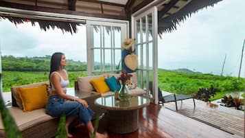 Casa de campo tradicional, 3 habitaciones, vistas al jardín | Vistas desde la habitación