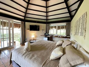 Traditional Bungalow, 1 Bedroom, Garden View | Egyptian cotton sheets, premium bedding, down comforters, minibar