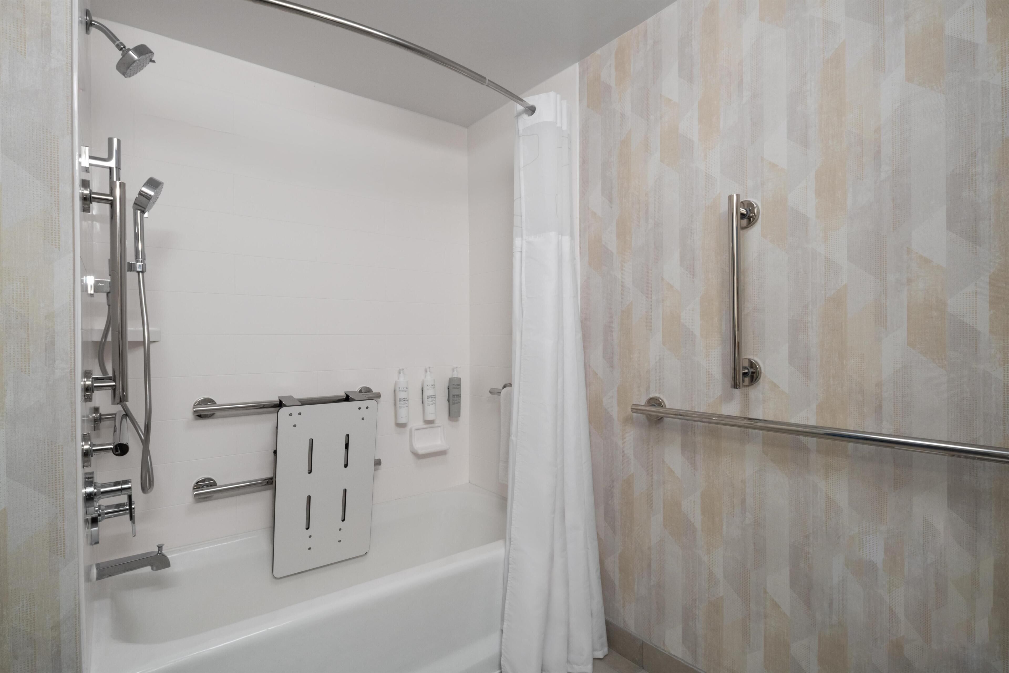 Free toiletries, hair dryer, towels, soap