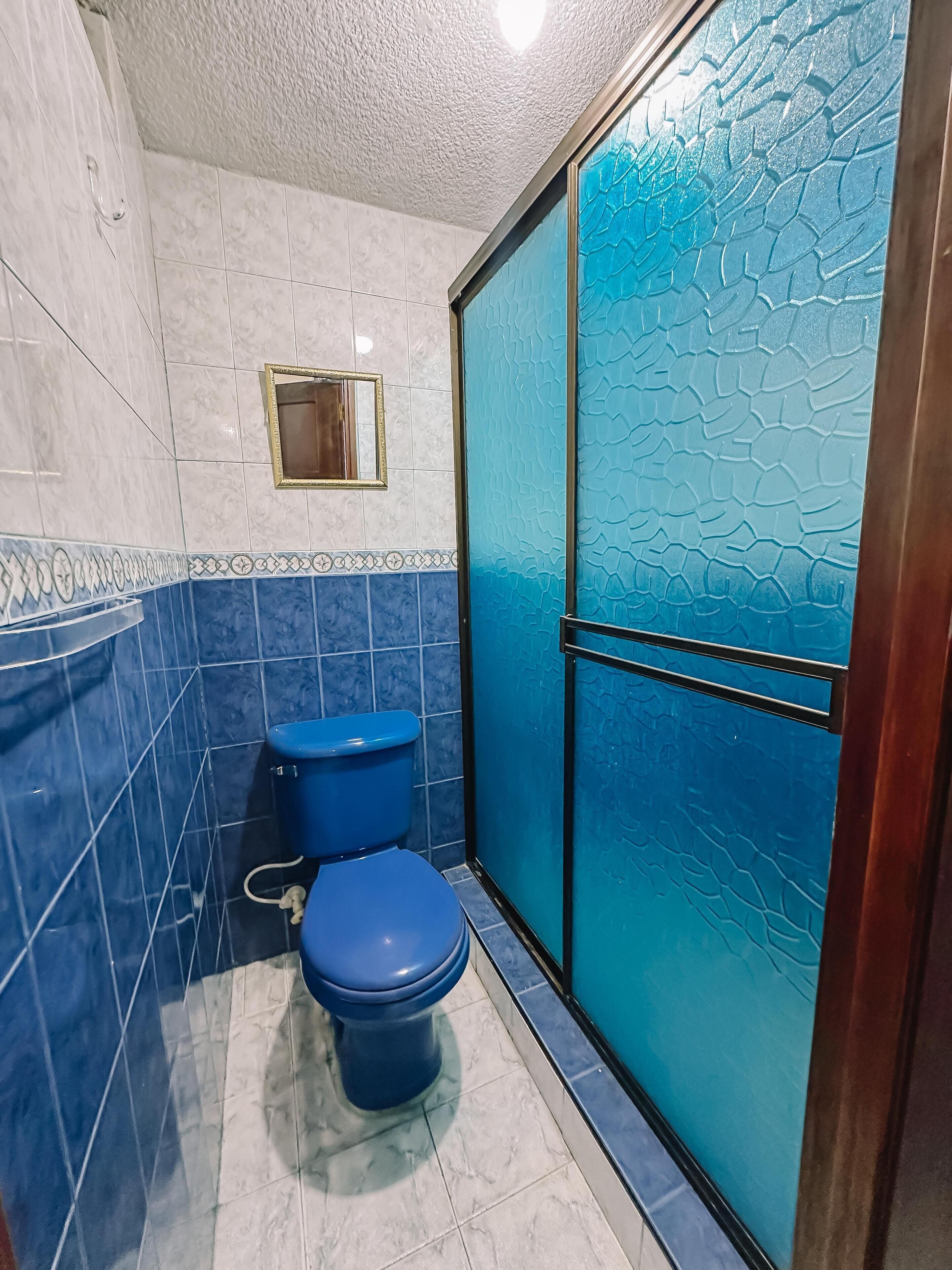 Towels, soap, toilet paper