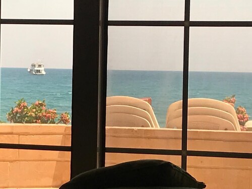 Sea View Bliss Private Beach Access, Full AC in Ain Sokhna - 2 bedrooms
