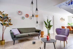 TV, fireplace - Prachtige villa op Boslust met bioscoop en sauna (Putten)