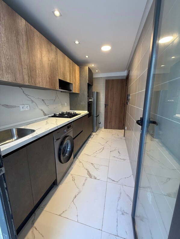 Appartement, 2 slaapkamers, uitzicht op stad | Privékeuken