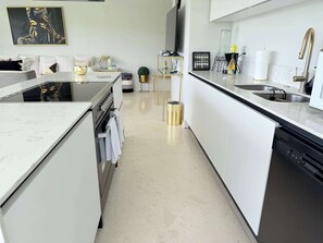 Apartment, Multiple Beds, Pool Access, Ocean View (Bolongo 302) | Private kitchen | Coffee/tea maker - Luxury 2BR Bolongo Ocean View Private Beach (Punta de Mita)