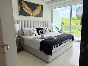 公寓, 多張床, 可使用泳池, 海景 (Bolongo 302) | 2 間臥室、獨特裝潢、布置獨特、床單