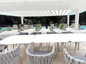 Udendørs spisemuligheder