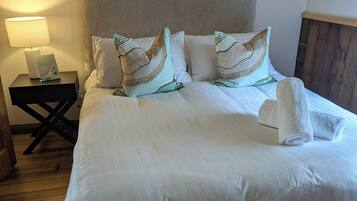 3 bedrooms, iron/ironing board, travel cot, bed sheets