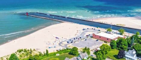 Ligstoelen, strandlakens