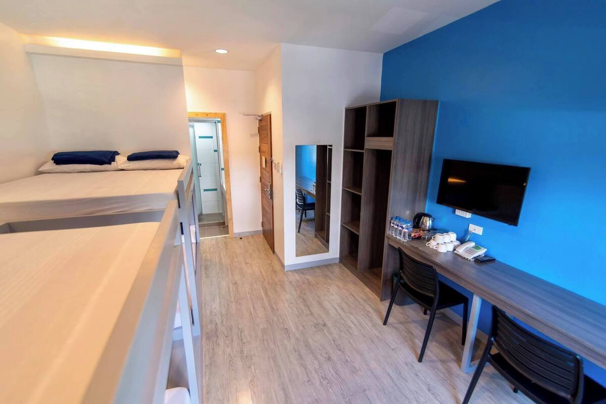 Familie loft, 1 slaapkamer, niet-roken, airconditioning | Een kluis op de kamer, een strijkplank/strijkijzer, gratis wifi