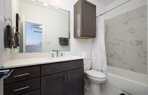 Towels, soap, toilet paper